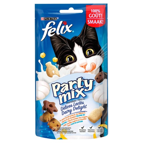 Przysmak dla kota FELIX Party Mix Dairy Delight, 60 g Felix