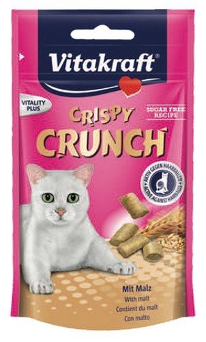 Przysmak dla kota VITAKRAFT Crispy Crunch, słód, 60 g. Vitakraft
