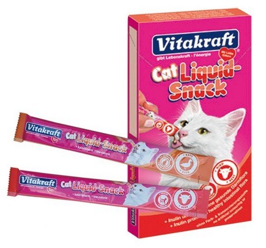 Przysmak dla kota VITAKRAFT Liquid-Snack, wołowina, 6x15 g. Vitakraft