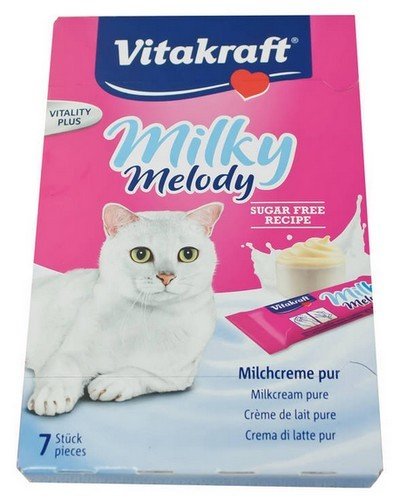 Przysmak dla kota VITAKRAFT Milky Melody, krem z mleka, 7x10 g. Vitakraft