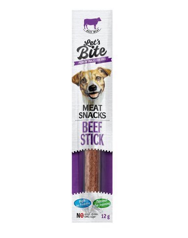 Przysmak dla psa BRIT Let's Bite Meat Snacks beef stick, 12 g Brit