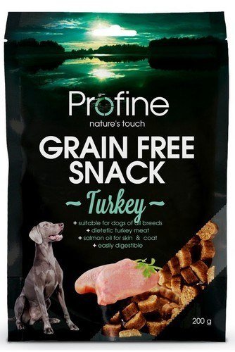 Przysmak dla psa PROFINE Grain Free z indykiem, 200 g PROFINE