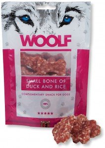 Przysmak dla psa WOOLF Small Bone of Duck and Rice, 100 g WOOLF