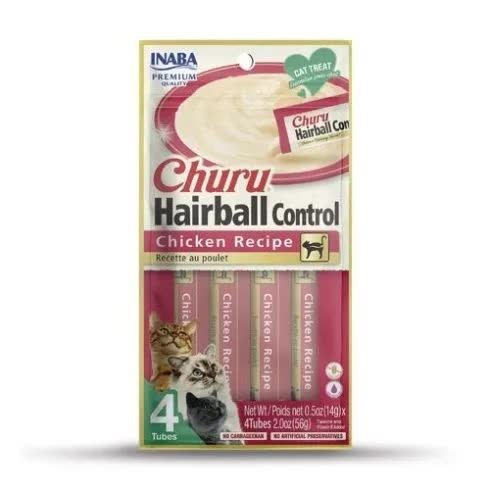 Przysmak Inaba Cat Churu Hairball Kurczak 4X14G (56G) Inny producent