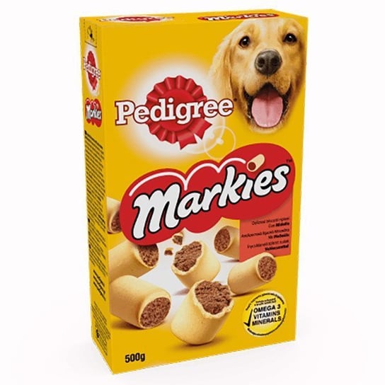 Przysmak PEDIGREE Markies 12*500g kruche ciasteczka z kością szpikową PEDIGREE