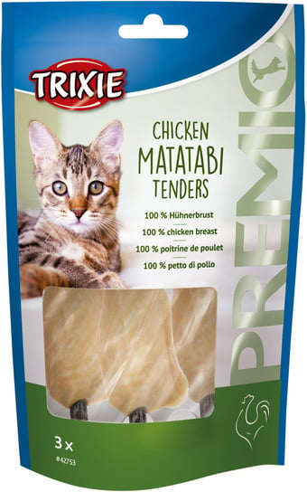 Przysmak PREMIO Chicken Matatabi Tenders, kurczak, 3szt./55g Trixie