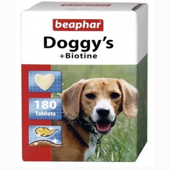 Przysmak witaminowy z biotyną BEAPHAR Doggy's, 180 tabletek Beaphar