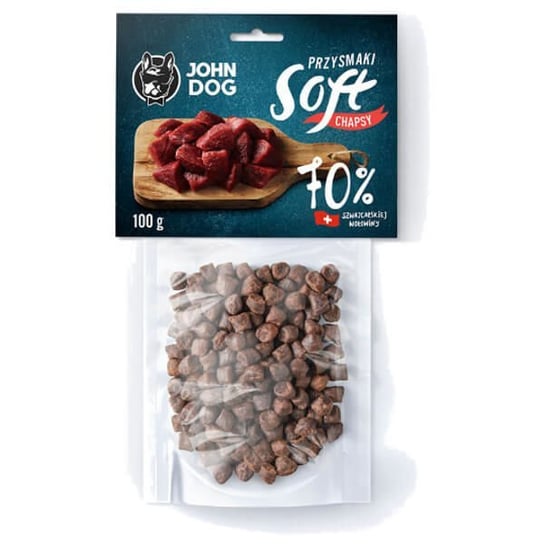 Przysmak z wołowiny szwajcarskiej dla psa JOHN DOG Soft, 100 g John Dog