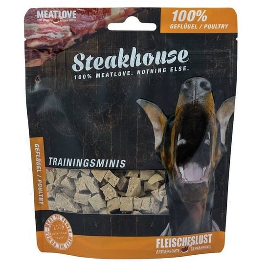 Przysmaki treningowe dla psa Meatlove Steakhouse Minis 100% Drób 100 g Meatlove