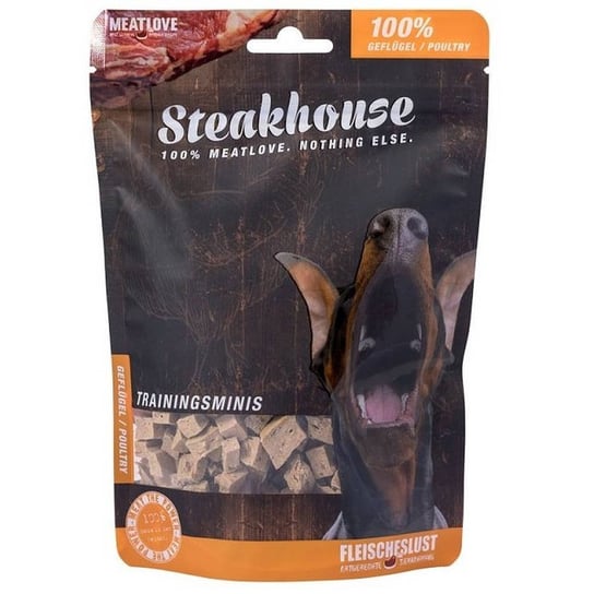 Przysmaki treningowe dla psa Meatlove Steakhouse Minis 100% Drób 250 g Meatlove