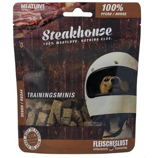 Przysmaki treningowe dla psa Meatlove Steakhouse Minis 100% Horse 100 g Konina Meatlove