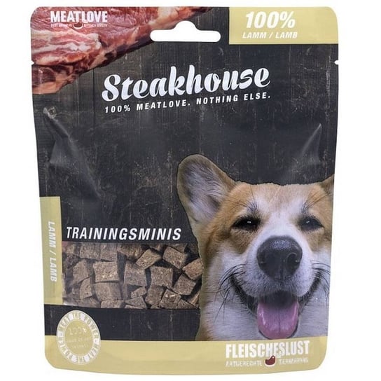 Przysmaki treningowe dla psa Meatlove Steakhouse Minis 100% Lamb 100 g Jagnięcina Meatlove