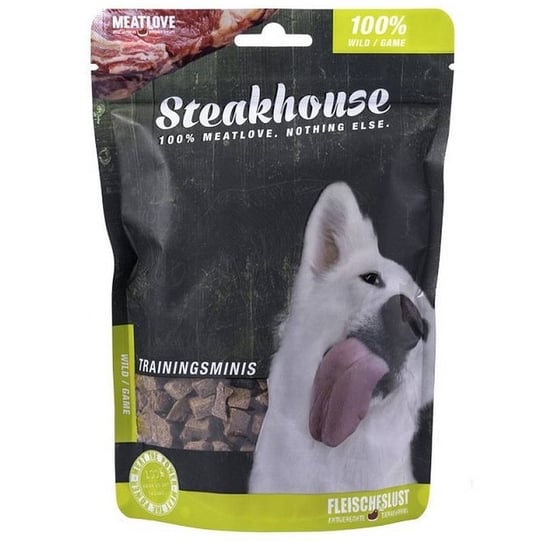 Przysmaki treningowe dla psa Meatlove Steakhouse Minis 100% Mięso jelenia 250 g Meatlove