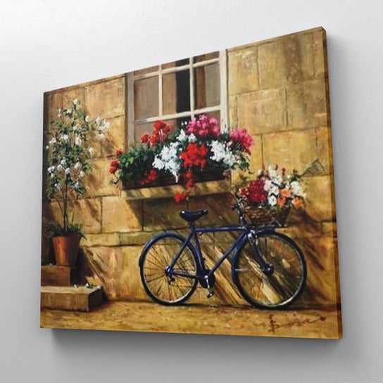 Przystanek rowerowy - Malowanie po numerach 50x40 cm ArtOnly