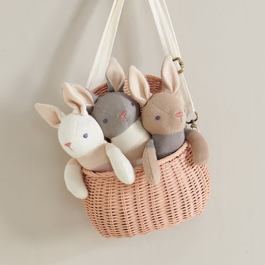 Przytulanka Z Bawełny Organicznej Gots, Cream Bunny, Threadbear Design Tender Leaf Toys