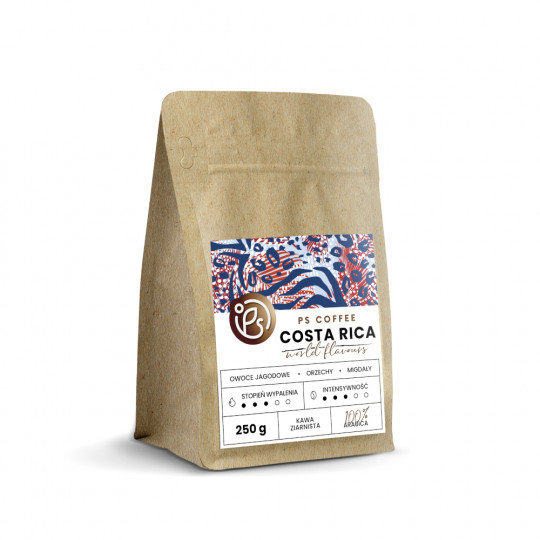 PS Coffee Kostaryka - Kawa ziarnista 250 g PROMIENIE SŁOŃCA