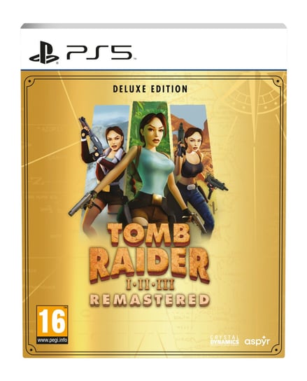 PS5: Tomb Raider I-III Remastered Starring Lara Croft: Deluxe Edition Cenega