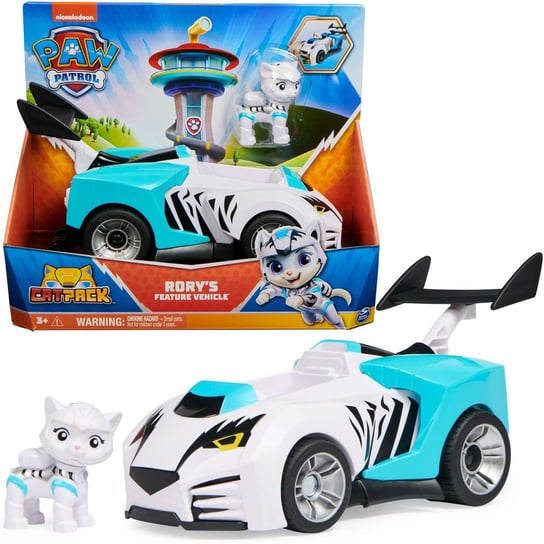Psi Patrol Cat Pack Zestaw pojazd + figurka Rory Spin Master