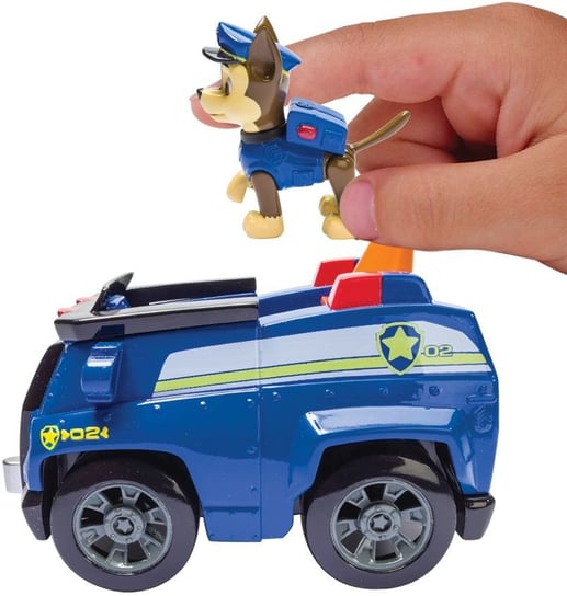 Psi Patrol, figurka Chase'a z radiowozem policyjnym Kinetic Sand