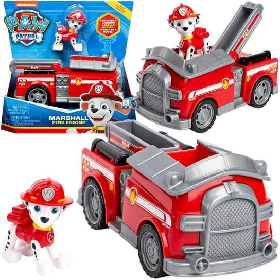 Psi Patrol Figurka Marshall Pojazd Wóz Strażacki Dla Dziecka Zestaw Prezent Inna marka