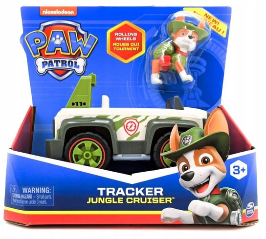 Psi Patrol, figurka z pojazdem Tracker Spin Master