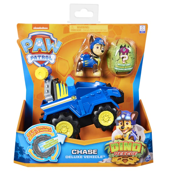 Psi Patrol, pojazd z figurką Dino Rescue Chase Spin Master