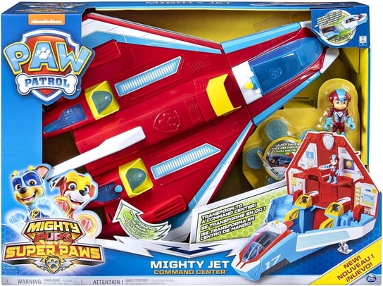 Psi Patrol, pojazd z figurką MightyPups Mighty Jet Spin Master