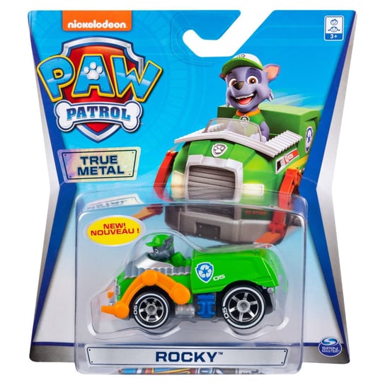 Psi Patrol, pojazd z figurką Rocky Spin Master
