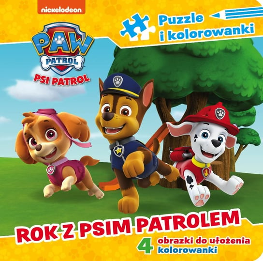 Psi Patrol Puzzle i Kolorowanki Media Service Zawada Sp. z o.o.