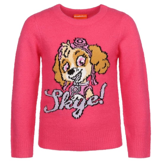 Psi Patrol Skye Różowy sweter dziewczęcy, ciepły 3-4 lat 104 cm sarcia.eu