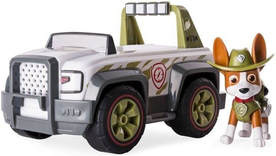 Psi Patrol, Tracker Jeep pojazd z figurką Jungle Spin Master