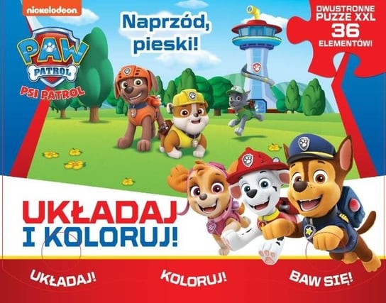 Psi Patrol Układaj i Koloruj Media Service Zawada Sp. z o.o.