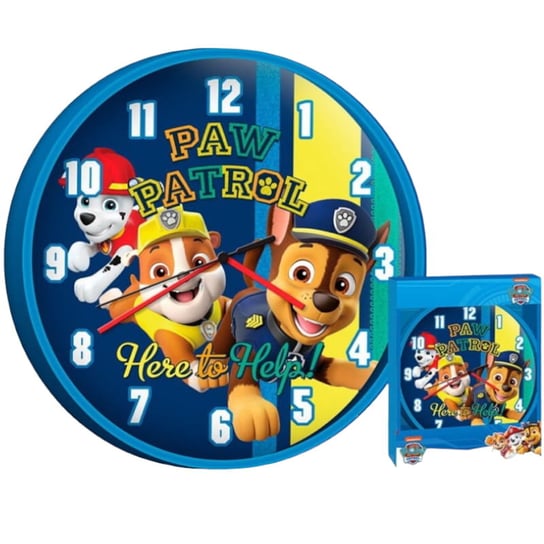 Psi Patrol Zegarek Ścienny Analogowy Zegar Pokój Dziecięcy  G24 Inna marka