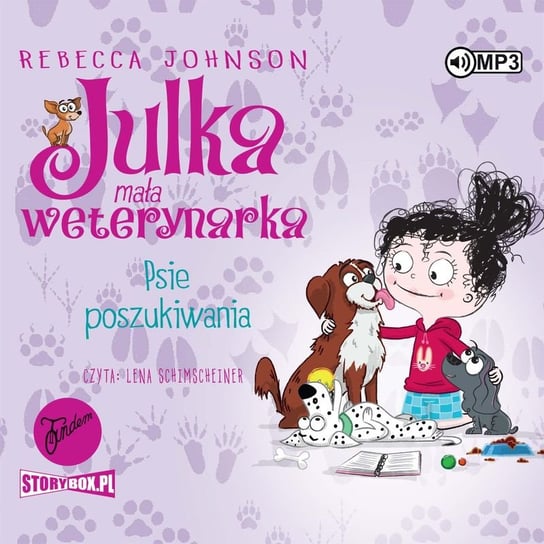 Psie poszukiwania. Julka, mała weterynarka. Tom 7 Johnson Rebecca