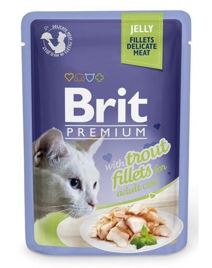 Pstrąg w galarecie Brit Premium Cat, 85 g Brit