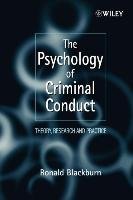 Psychology of Criminal Conduct Blackburn