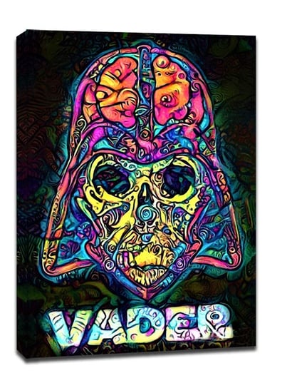 PsychoSkulls, Darth Vader, Star Wars Gwiezdne Wojny - obraz na płótnie 20x30 cm Galeria Plakatu
