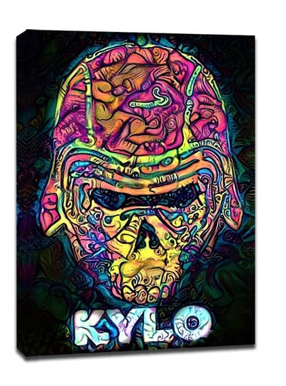 PsychoSkulls, Kylo Ren, Star Wars Gwiezdne Wojny - obraz na płótnie 40x50 cm Galeria Plakatu