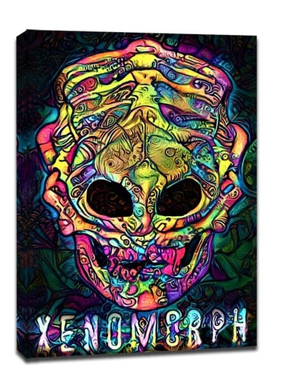PsychoSkulls, Xenomorph, Alien Obcy - obraz na płótnie 40x60 cm Galeria Plakatu
