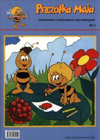 Pszczółka Maja. Malowanka z kolorowymi reprodukcjami. Nr. 3 Opracowanie zbiorowe