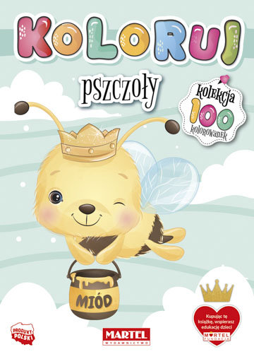 Pszczoły. Koloruj 