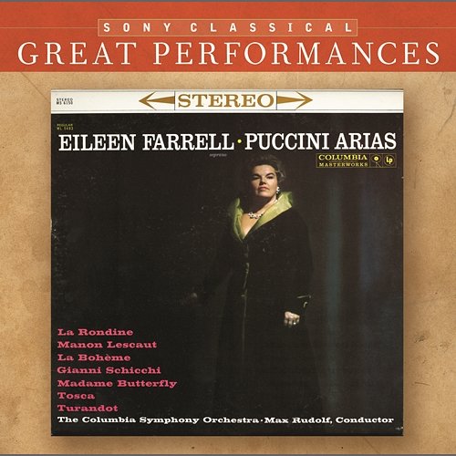 Puccini Arias and Others in the Great Tradition [Great Performances] Eileen Farrell, Columbia Symphony Orchestra, Max Rudolf