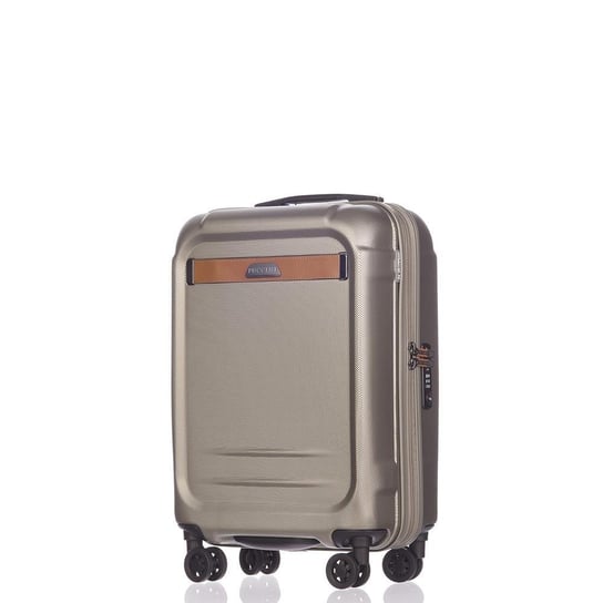Puccini, mała kabinowa walizka, złota, PC020C PUCCINI