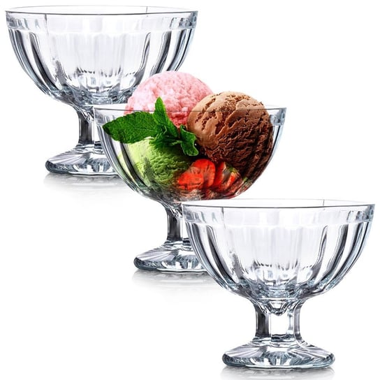 Pucharki do lodów szklane 180 ml 3 szt. EH Excellent Houseware