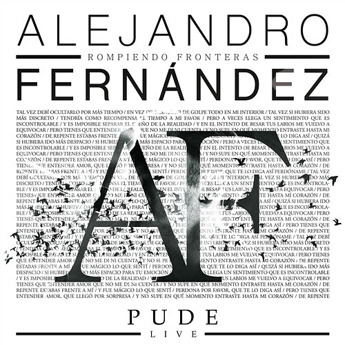 Pude Alejandro Fernández