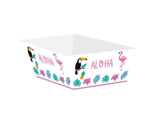 Pudełka Na Chipsy Aloha Hawaje 4 Szt Congee
