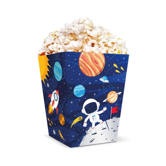 Pudełka na popcorn Kosmos Planety, 6 szt. Inna marka