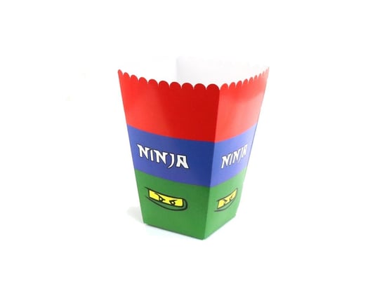 Pudełka na popcorn Ninja - 6 szt. Congee.pl