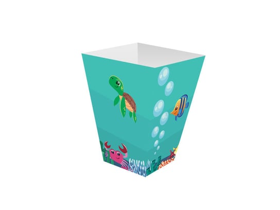 Pudełka Na Popcorn Podwodny Świat 6 Szt. Congee
