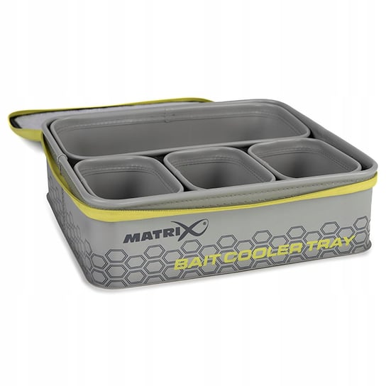 PUDEŁKA OGRANIZERY WĘDKARSKIE MATRIX EVA BAIT COOLER TRAY SZARY Matrix